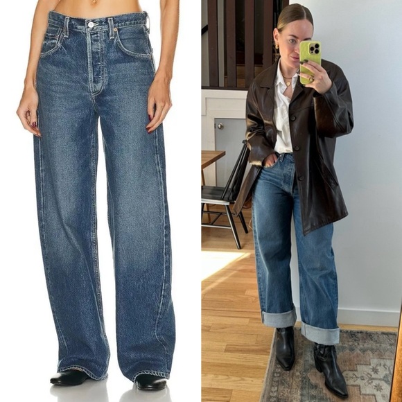 Citizens Of Humanity Denim - NWT Citizens of Humanity Ayla Baggy Crop Jeans in Brielle Wash